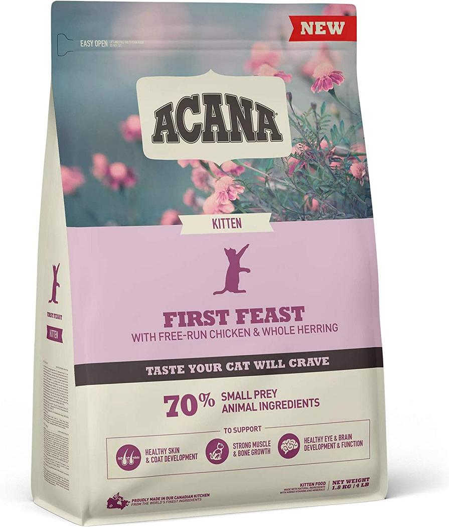 ACANA FIRST FEAST KITTEN корм для котят 1.8 кг (71430)